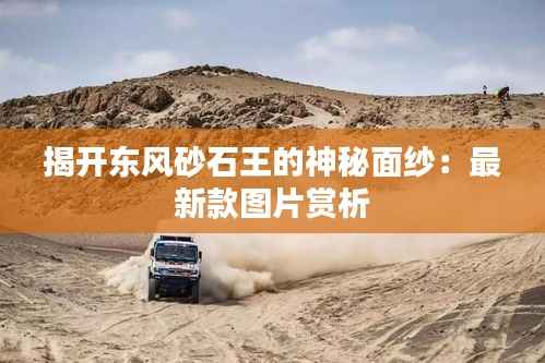 揭开东风砂石王的神秘面纱:最新款图片赏析