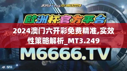 2024澳门六开彩免费精准,实效性策略解析_MT3.249