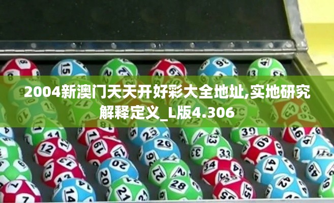 2004新澳门天天开好彩大全地址,实地研究解释定义_L版4.306