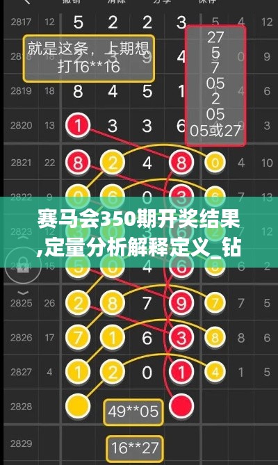 赛马会350期开奖结果,定量分析解释定义_钻石版3.893