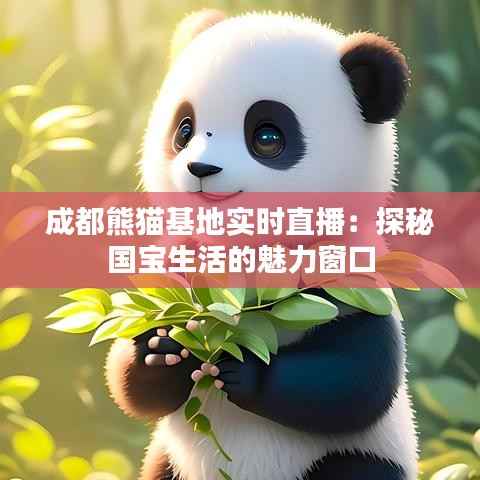 成都熊猫基地实时直播:探秘国宝生活的魅力窗口