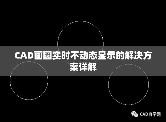 CAD画圆实时不动态显示的解决方案详解