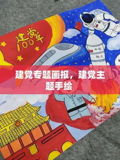 建党专题画报,建党主题手绘
